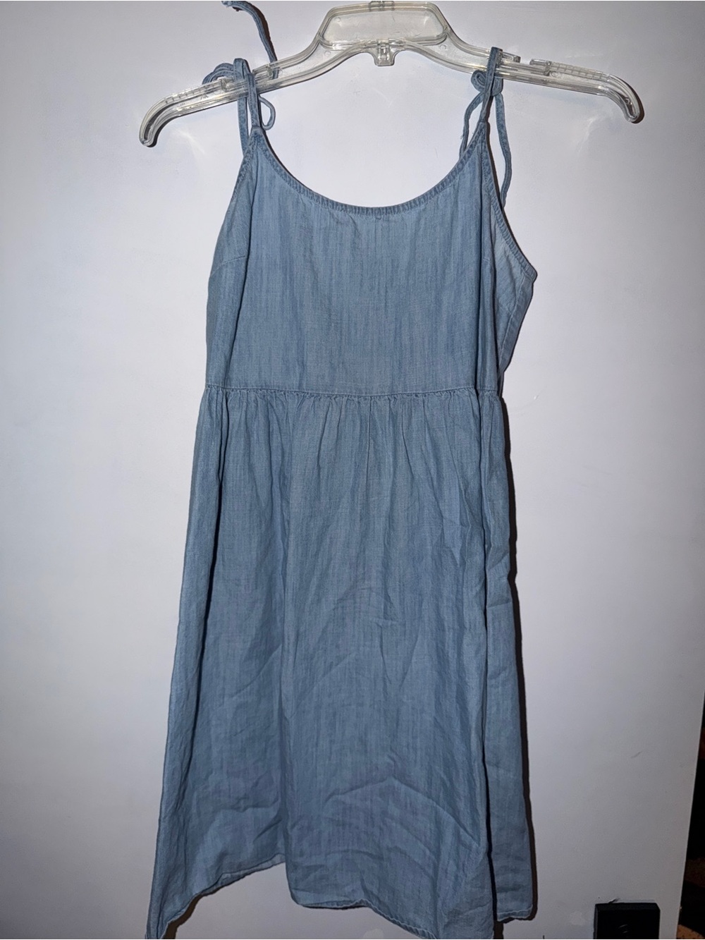 SO Light Blue Tie-Shoulder Midi Dress